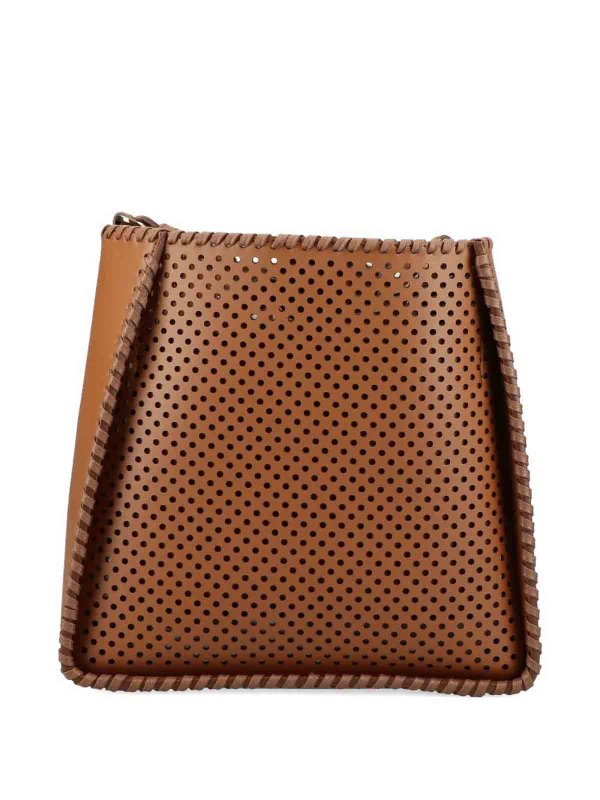 STELLA McCARTNEY: cross body bags online - Crossbody Bag Perforated Eco Alter Mat