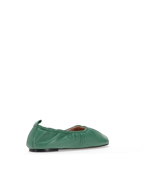 Obliqua Soft Ballerinas - Calfskin Leather shop online: NICCOLO