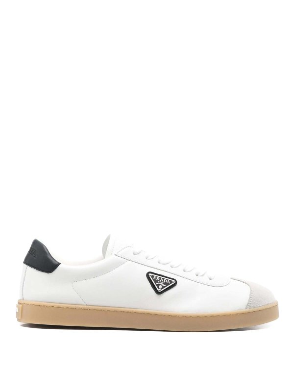 PRADA: trainers - Leather Sneakers