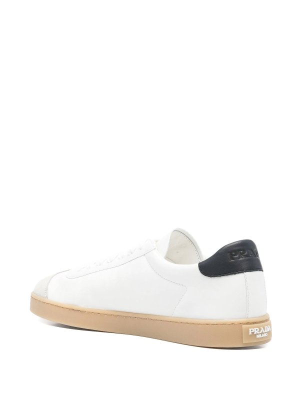 The Best Shops PRADA: trainers - Leather Sneakers