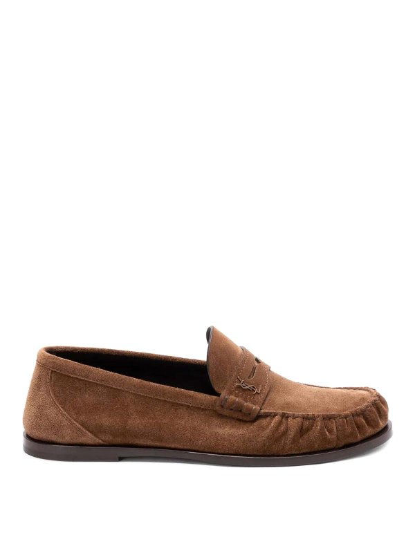 SAINT LAURENT: Loafers & Slippers - Laurent Suede Loafers