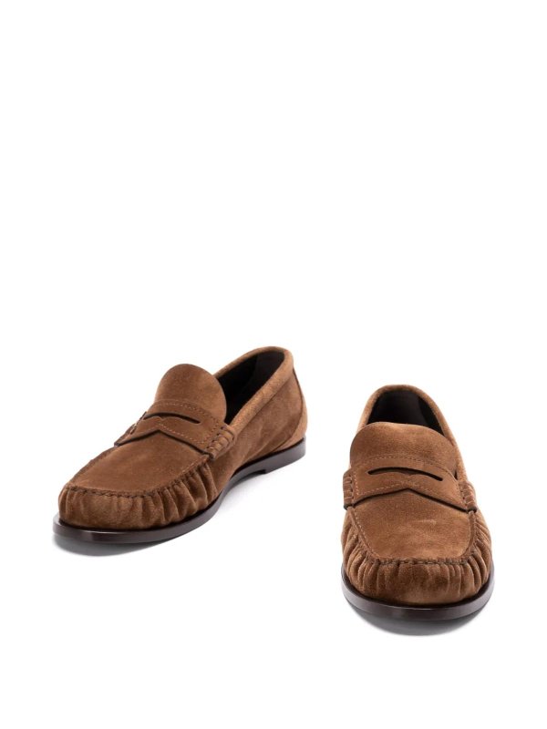 Laurent Suede Loafers shop online: SAINT LAURENT