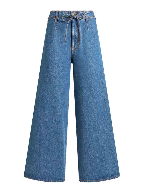 ETRO: Bootcut - Bootcut Jeans - Blau