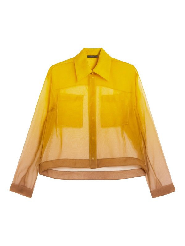 Max Mara: Hemden - Hemd - Gelb