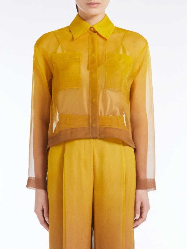 The Best Shops Max Mara: Hemden - Hemd - Gelb