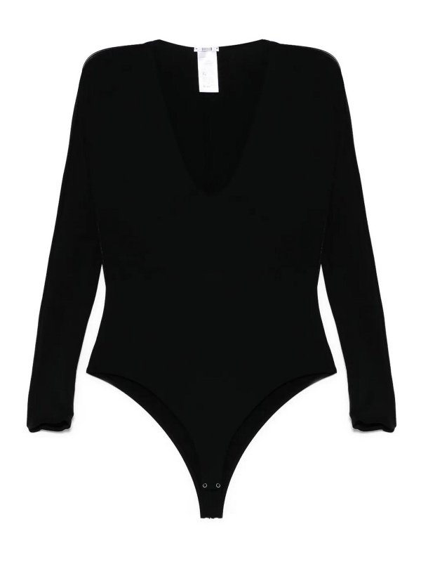 WOLFORD: トップス＆タンクトップ - トップ/タンクトップ - 黒