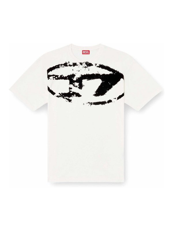 DIESEL: T-shirts - T-Shirt - Blanc