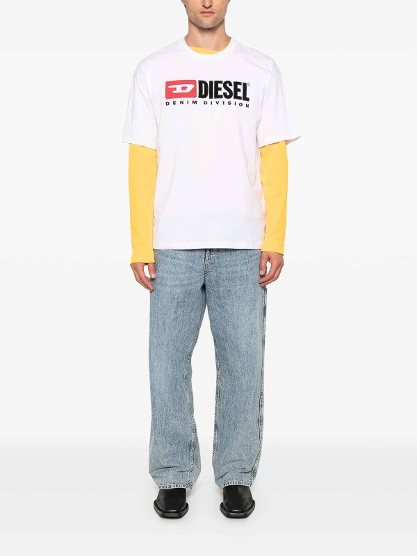 DIESEL: T-shirts online - T-Shirt - Jeansblau