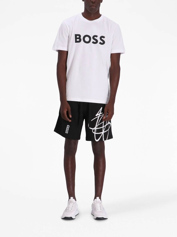 Hugo Boss: T-shirts online - T-Shirt - Weiß