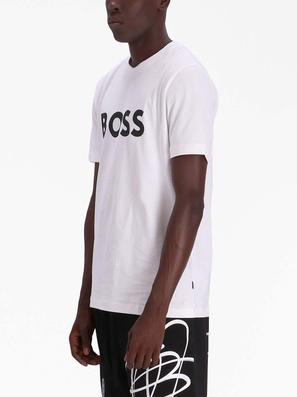 The Best Shops Hugo Boss: T-shirts - T-Shirt - Weiß