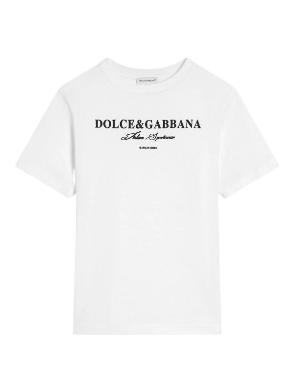 Dolce & Gabbana Jr: T-shirts - T-Shirt - Weiß