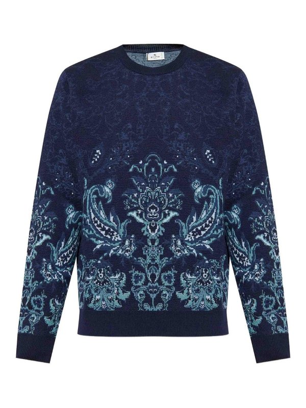 ETRO: ボートネック - ボートネック - ブルー