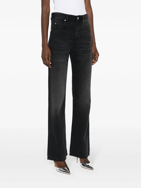 The Best Shops ISABEL MARANT: Bootcut - Bootcut Jeans - Schwarz