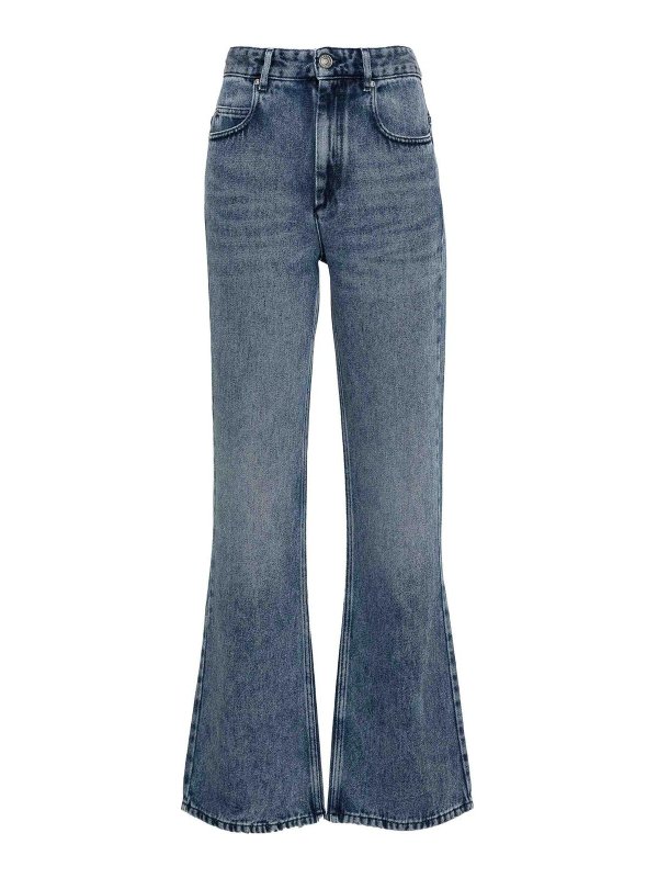 ISABEL MARANT: Pantalons casual - Pantalons Décontractés - Bleu Clair
