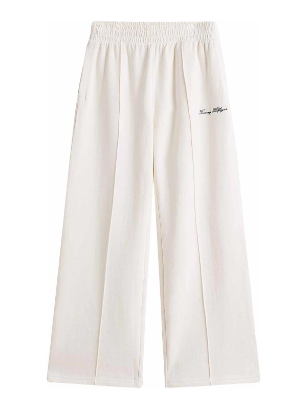 TOMMY HILFIGER: Pantalones deportivos - Pantalones Deportivos - Blanco