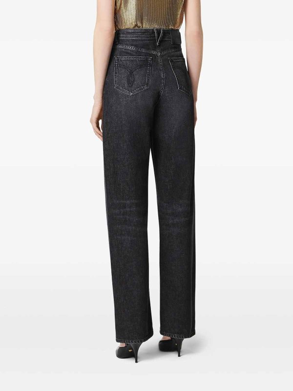 Pantalone In Denim shop online: VERSACE