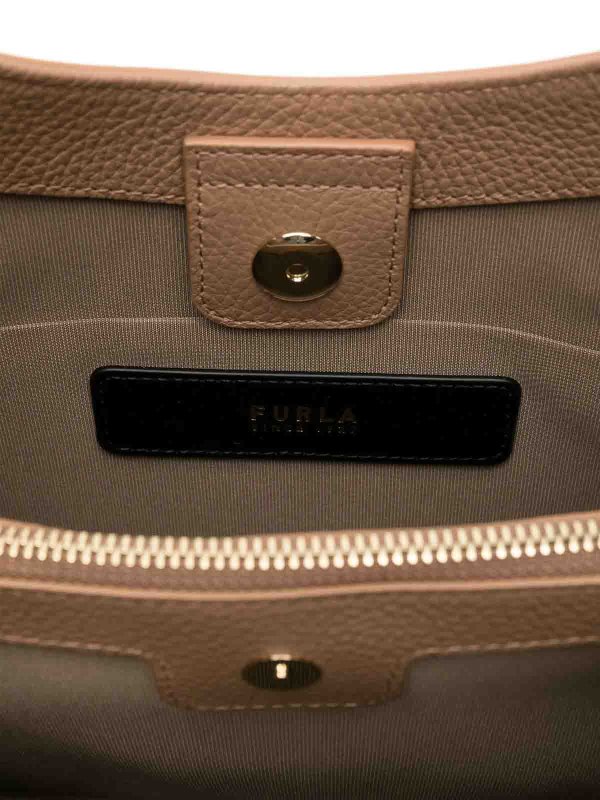FURLA buy online Shopper - Dunkelbeige