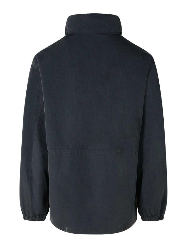 BURBERRY: trench coats online - Black Polyamide Raincoat