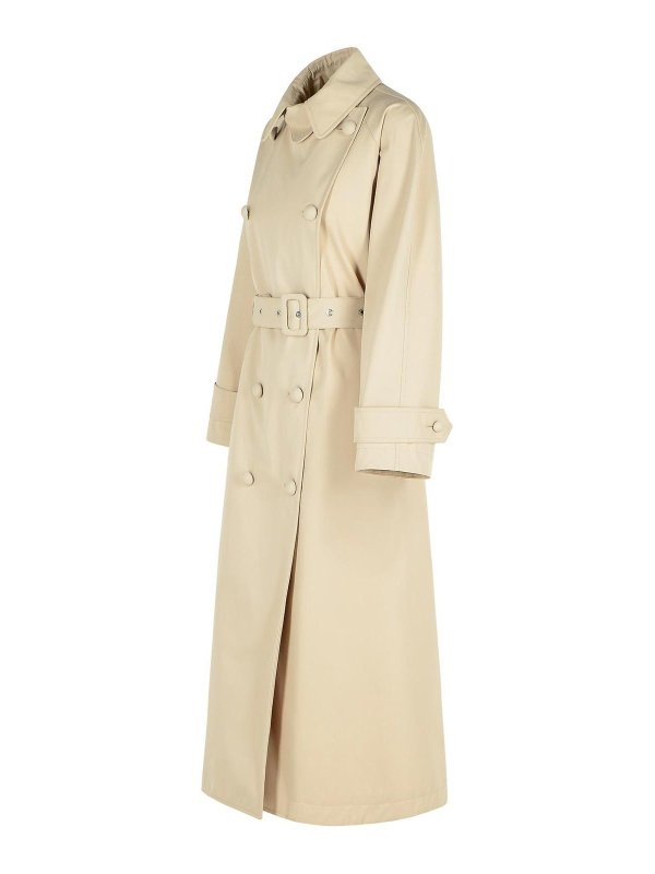 The Best Shops DOLCE & GABBANA: cappotti corti - Over beige poliestere blend trench