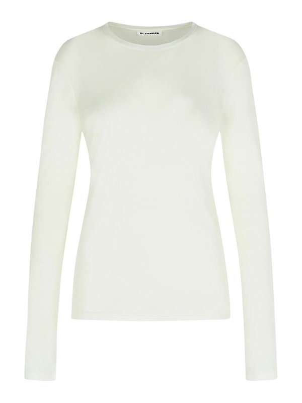 JIL SANDER: t-shirt - T-shirt in cotone bianco da 3 pacchetti