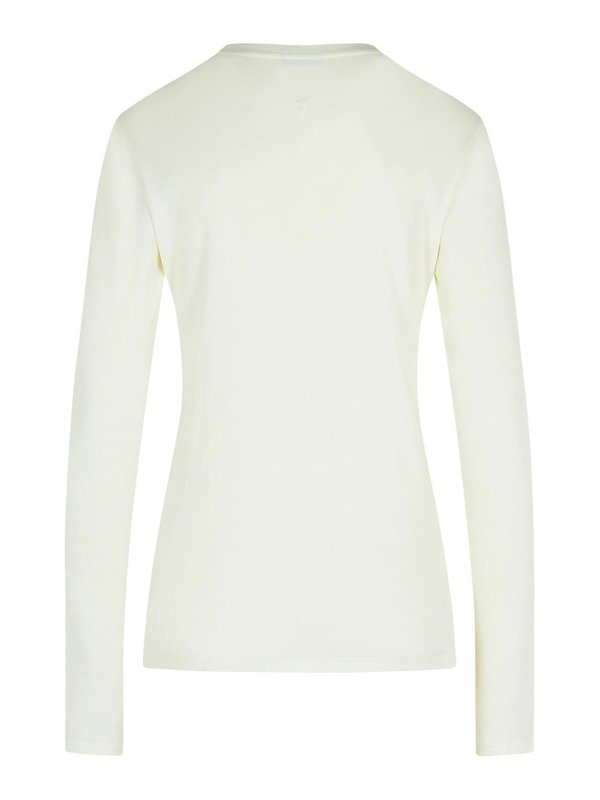 JIL SANDER: t-shirt online - T-shirt in cotone bianco da 3 pacchetti