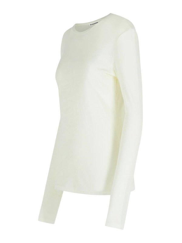 The Best Shops JIL SANDER: t-shirt - T-shirt in cotone bianco da 3 pacchetti
