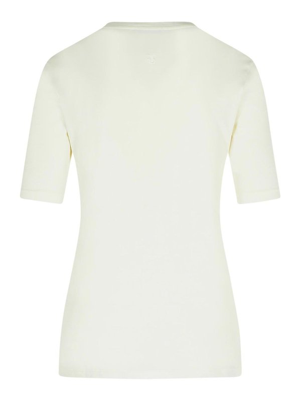 JIL SANDER buy online T-shirt in cotone bianco da 3 pacchetti