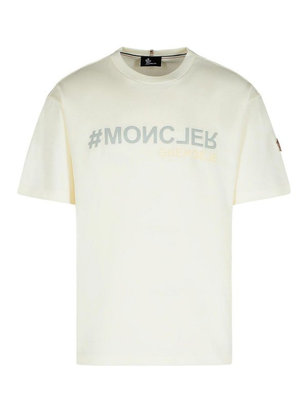 MONCLER: Camisetas - Camiseta - Blanco