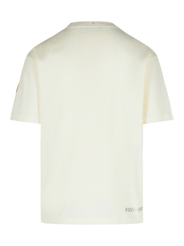MONCLER: Camisetas online - Camiseta - Blanco