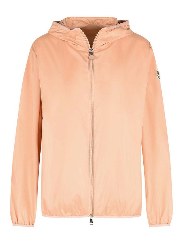 MONCLER: casual jackets - Fegeo Pink Polyester Jacket
