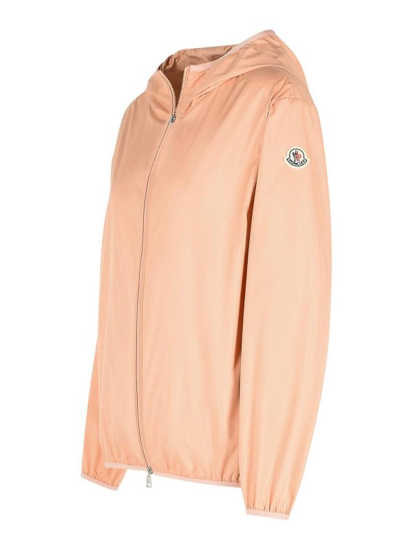 The Best Shops MONCLER: casual jackets - Fegeo Pink Polyester Jacket