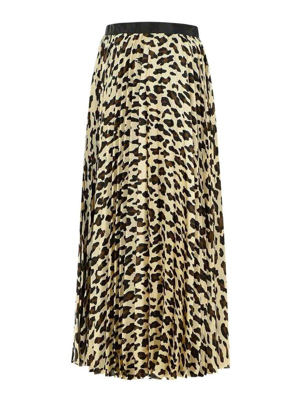 The Best Shops Sacai: gonne al ginocchio  e longuette - Gonna poliestere beige