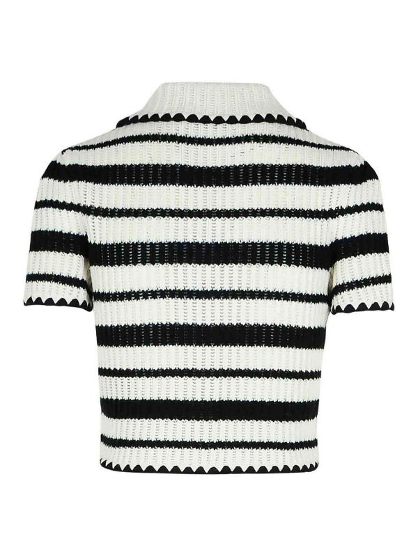 Self Portrait: Poloshirts online - Poloshirt - Creme