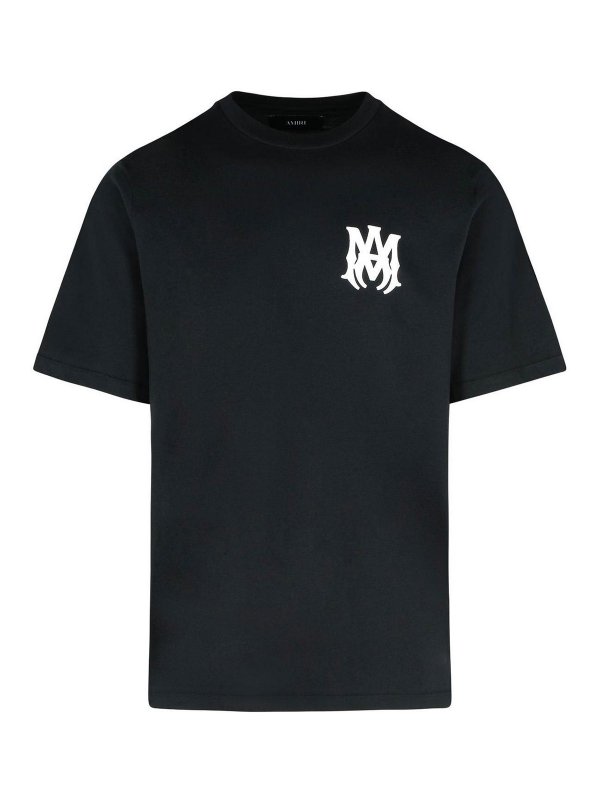 AMIRI: t-shirts - Black Cotton T-Shirt