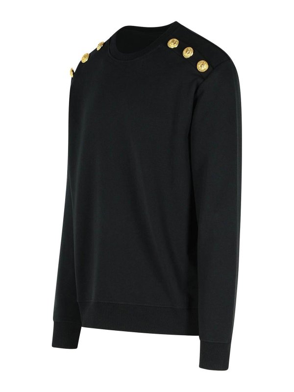 The Best Shops Balmain: Sweatshirts und Pullover - Sweatshirt - Schwarz