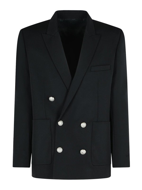 Balmain: Blazer - Blazer - Schwarz