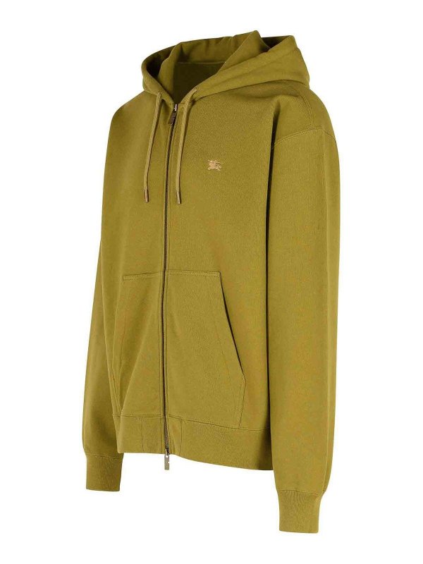 The Best Shops BURBERRY: Felpe e maglie - Felpa di cotone Green Rory CK