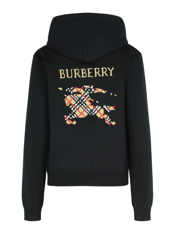 BURBERRY: Sweatshirts & Sweaters online - Harriet Black Cotton Sweatshirt