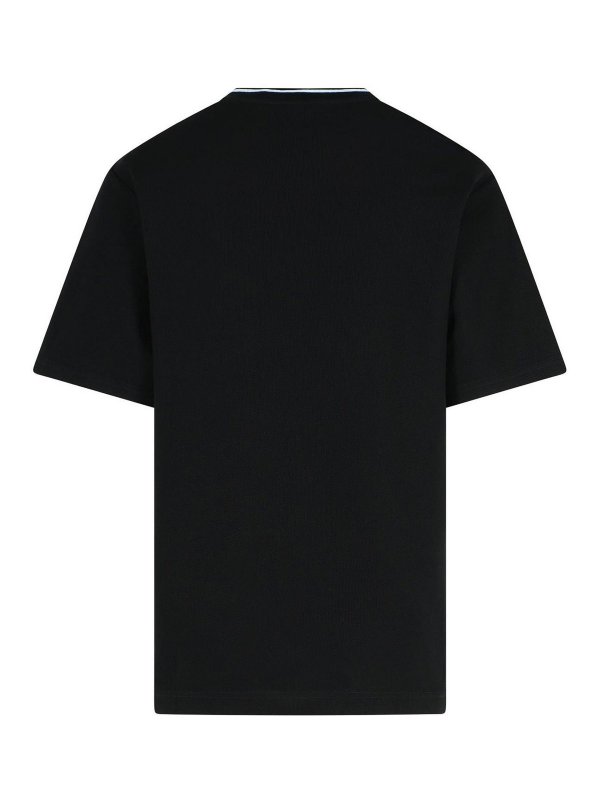 DOLCE & GABBANA: t-shirts online - Black Cotton T-Shirt