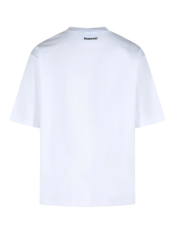 DSQUARED2: T-shirts online - T-Shirt - Blanc