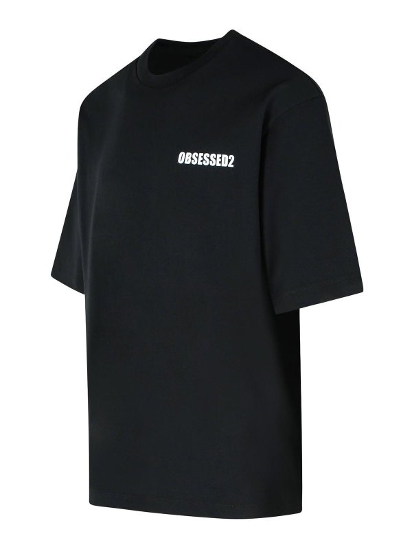 The Best Shops DSQUARED2: t-shirt - T-shirt in cotone nero