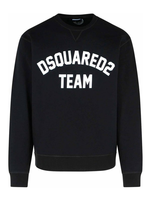 DSQUARED2: Sweatshirts und Pullover - Sweatshirt - Schwarz