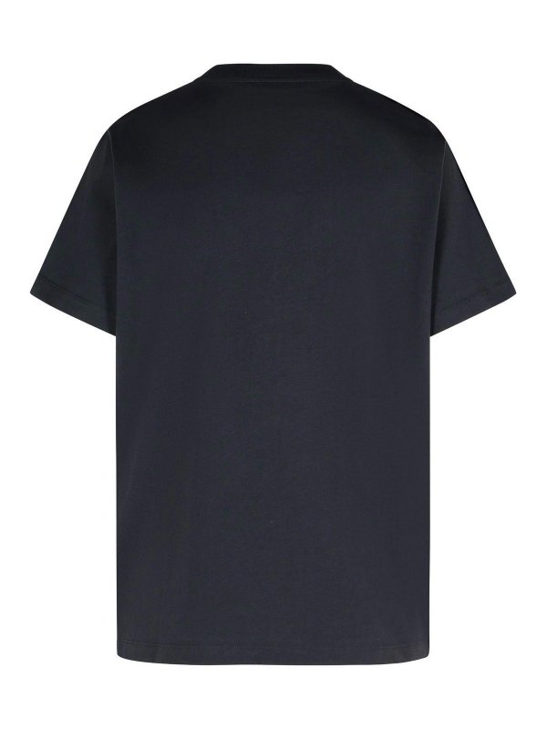 GANNI: t-shirts online - Black Cotton Banana Graphic T-Shirt