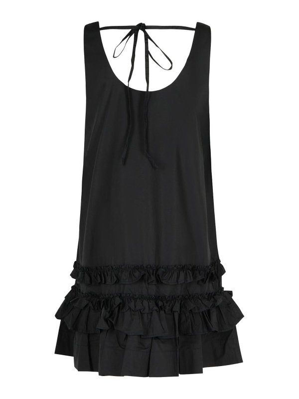 GANNI: ショートドレス online - ショートドレス - 黒