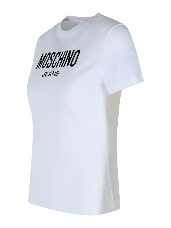 The Best Shops MOSCHINO JEANS: T-shirts - T-Shirt - Weiß