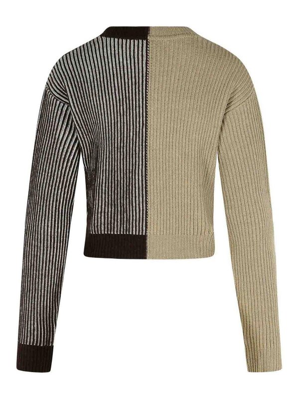 MOSCHINO JEANS: Pull col rond online - Pull Col Rond - Marron