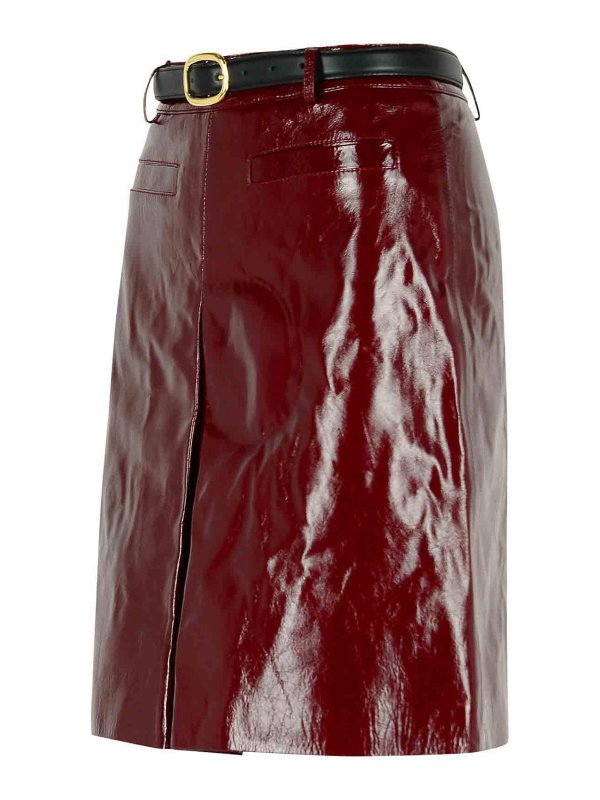 The Best Shops Self Portrait: Minifaldas - Minifalda - Rojo Oscuro