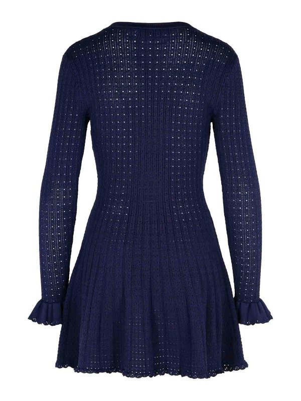 Self Portrait: ニーレングスドレス online - 膝丈ドレス - ブルー