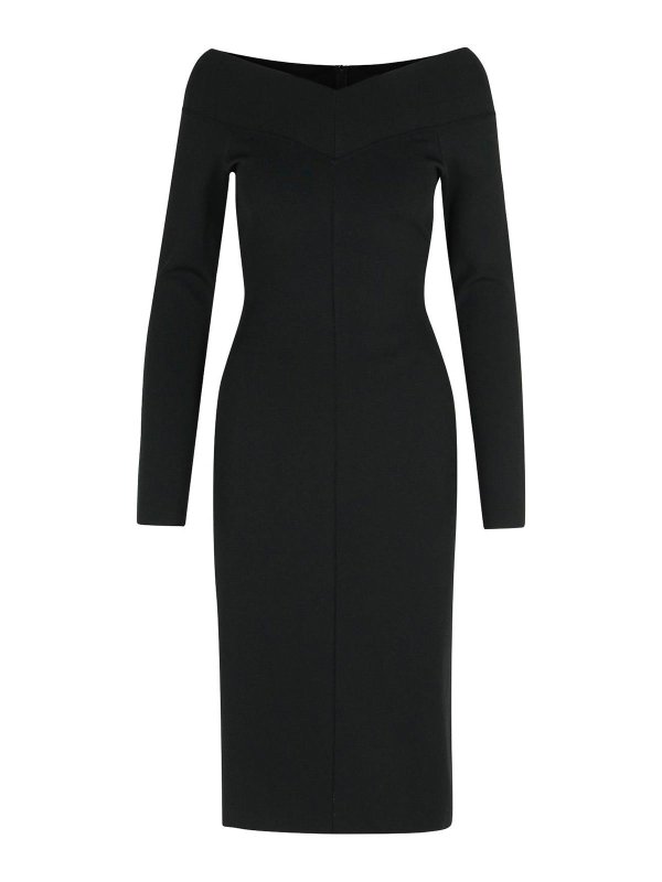 STELLA McCARTNEY: ニーレングスドレス - 膝丈ドレス - 黒