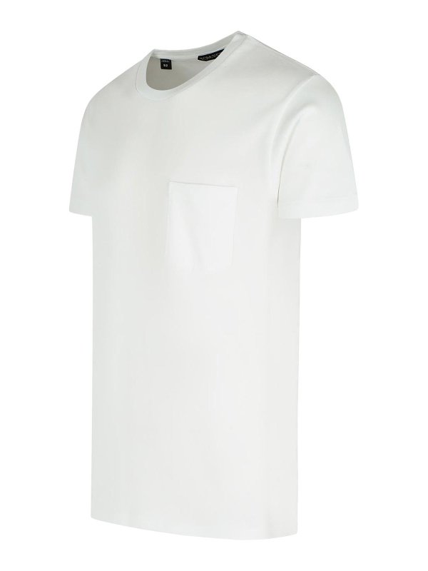The Best Shops TOM FORD: t-shirts - White Cotton T-Shirts